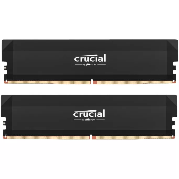 Desktop Memory DRAM Crucial Pro 64GB (2x32GB) DDR5 6400 CL40 Black CP2K32G64C40U5B KIT 64GB (2X32GB) DDR5 DIMM 6400MHz CL40 Color:black Desktop Memory DRAM Crucial Pro 64GB (2x32GB) DDR5 6400 CL40 Black CP2K32G64C40U5B KIT 64GB (2X32GB) DDR5 DIMM 6400MHz CL40 Color:black