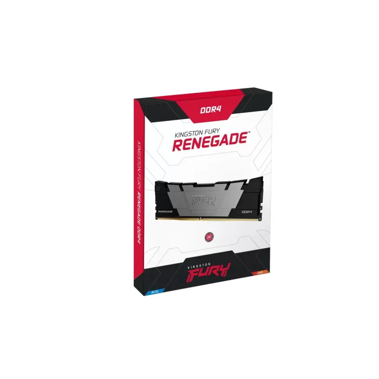 Desktop Memory DRAM Kingston FURY Renegade DDR4 32GB Kit (2x16) 3200MHz CL16 1Gx8 black KF432C16RB12K2/32 32GB DDR4 3200MHz