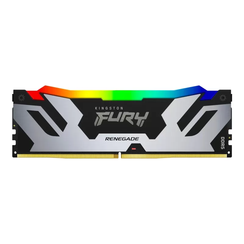 זיכרון לנייח DRAM Kingston FURY Renegade RGB DDR5 48GB 6000MHz CL32 KF560C32RSA-48 48GB DDR5 6000MHz צבע כסוף, שחור זיכרון לנייח DRAM Kingston FURY Renegade RGB DDR5 48GB 6000MHz CL32 KF560C32RSA-48 48GB DDR5 6000MHz צבע כסוף, שחור