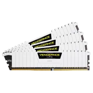 זיכרון לנייח DRAM Corsair Vengeance LPX CMK16GX4M2B3000C15W KIT 16GB (2X8GB) DDR4 3000MHz 1.35V צבע לבן