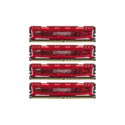 זיכרון לנייח DRAM Crucial BLS16G4S26BFSE 16GB DDR4 DIMM 2666MHz צבע אדום
