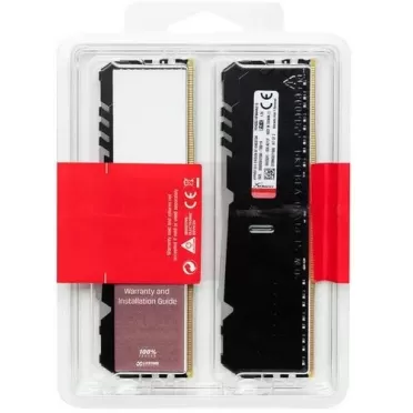Desktop Memory DRAM Kingston HyperX Fury HX432C16FB3AK2/32 KIT 32GB (2x16GB) DDR4 DIMM 3200MHz 17 cycles
