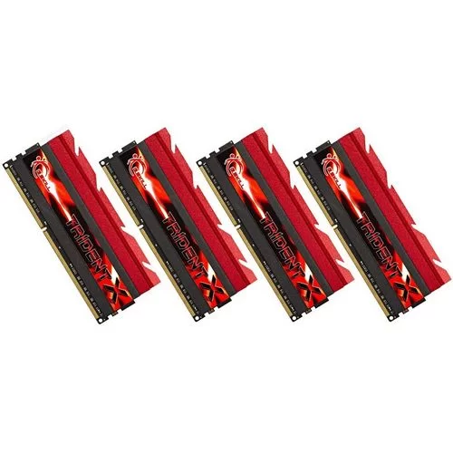 Desktop Memory DRAM G.Skill TridentX F3-2400C10Q-32GTX KIT 32GB (4X8GB) DDR3 2400MHz 10-12-12-31 OEM, no package