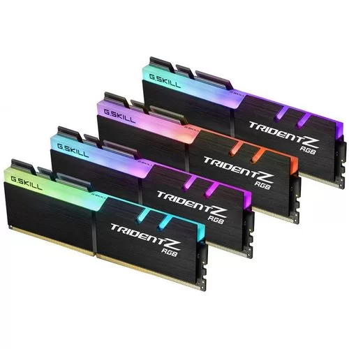 Оперативная память DRAM G.Skill Trident Z RGB F4-3200C16Q-32GTZR KIT 32GB (4X8GB) DDR4 DIMM 3200MHz 16-18-18-38 1.35V OEM, без оригинальной упаковки