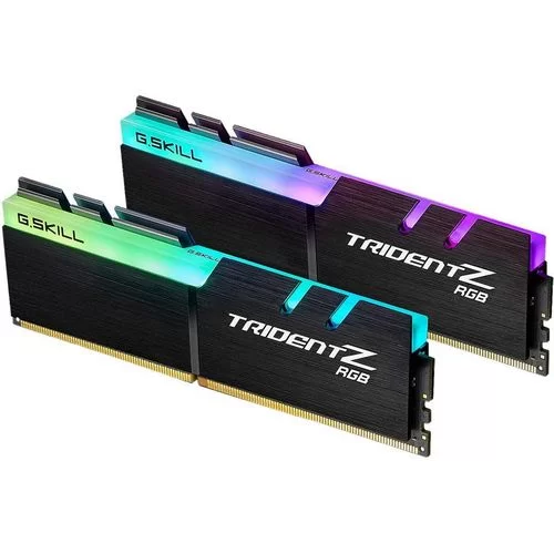 Desktop Memory DRAM G.Skill Trident Z RGB F4-3600C16D-32GTZRC KIT 32GB (2x16GB) DDR4 DIMM 3600MHz 16-19-19-39 OEM, no package Color:black