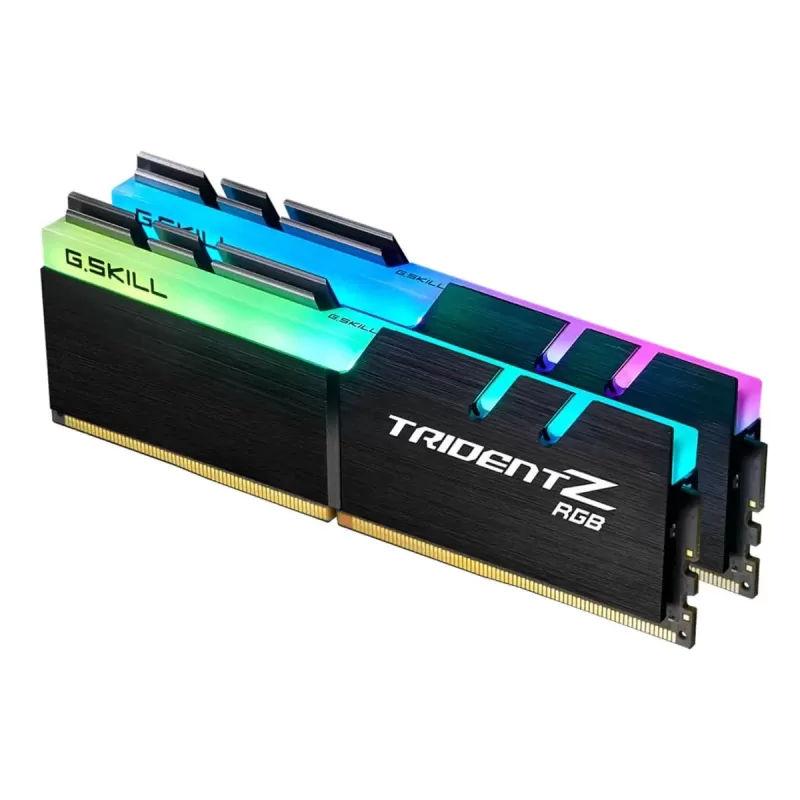 Desktop Memory DRAM G.Skill Trident Z RGB F4-3600C18D-32GTZR KIT 32GB (2x16GB) DDR4 DIMM 3600MHz CL18 1.35V Color:black Desktop Memory DRAM G.Skill Trident Z RGB F4-3600C18D-32GTZR KIT 32GB (2x16GB) DDR4 DIMM 3600MHz CL18 1.35V Color:black
