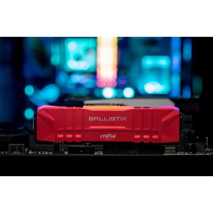 Desktop Memory DRAM Crucial Ballistix BL2K16G30C15U4R KIT 32GB (2x16GB) DDR4 DIMM 3000MHz 15-16-16-35 1.35V Color:red