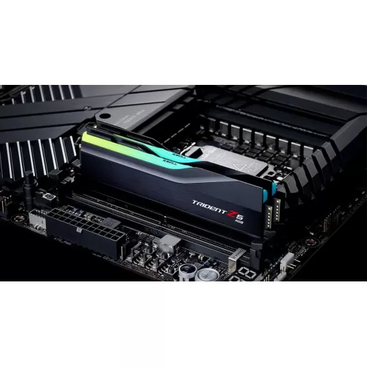 Оперативная память DRAM G.Skill Trident Z5 RGB F5-5600J3636C16GX2-TZ5RK KIT 32GB (2x16GB) DDR5 DIMM 5200MHz C36 OEM, без упаковки Цвет:чёрный Оперативная память DRAM G.Skill Trident Z5 RGB F5-5600J3636C16GX2-TZ5RK KIT 32GB (2x16GB) DDR5 DIMM 5200MHz C36 OEM, без упаковки Цвет:чёрный