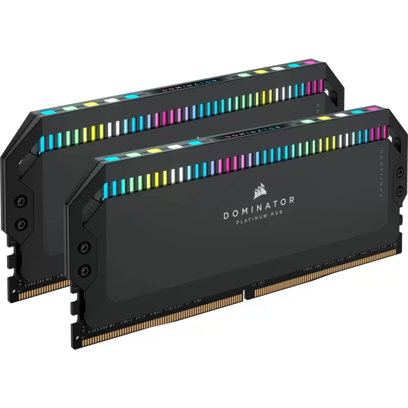Оперативная память DRAM Corsair DOMINATOR PLATINUM RGB CMT32GX5M2X6200C36 KIT 32GB (2x16GB) DDR5 DIMM 6200MHz C36 Цвет:чёрный