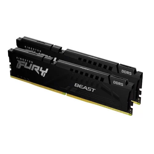 Desktop Memory DRAM Kingston Fury Beast KF552C40BBK2-32 KIT 32GB (2x16GB) DDR5 DIMM 5200MHz CL40 Color:black