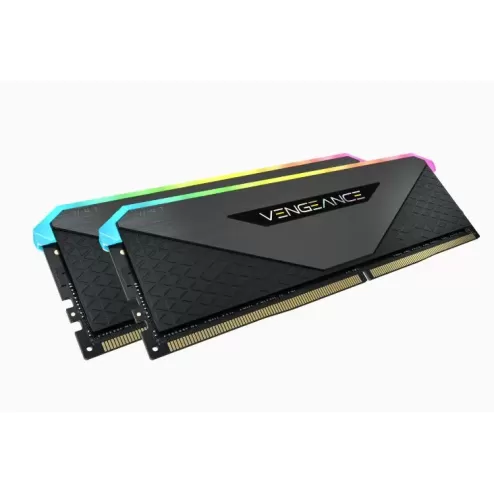 זיכרון לנייח DRAM Corsair VENGEANCE RGB RT CMN64GX4M2Z3600C18 KIT 64GB (2X32GB) DDR4 3600MHz 18-22-22-42 צבע שחור