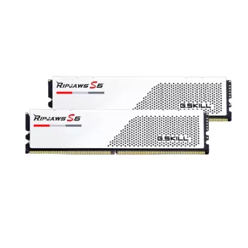 Desktop Memory DRAM G.Skill Ripjaws S5 F5-5200J3636C16GX2-RS KIT 32GB (2x16GB) DDR5 5200MHz CL36 OEM, without original packaging Color:white