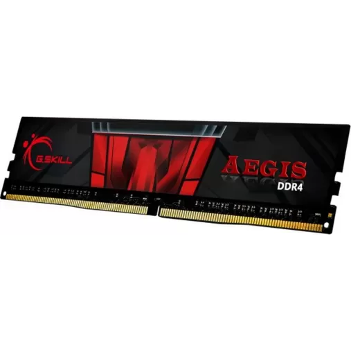 Desktop Memory DRAM G.Skill Aegis F4-2666C19S-8GIS 8GB DDR4 DIMM 2666MHz CL19-19-19-43 1.20V OEM, no package Color:black