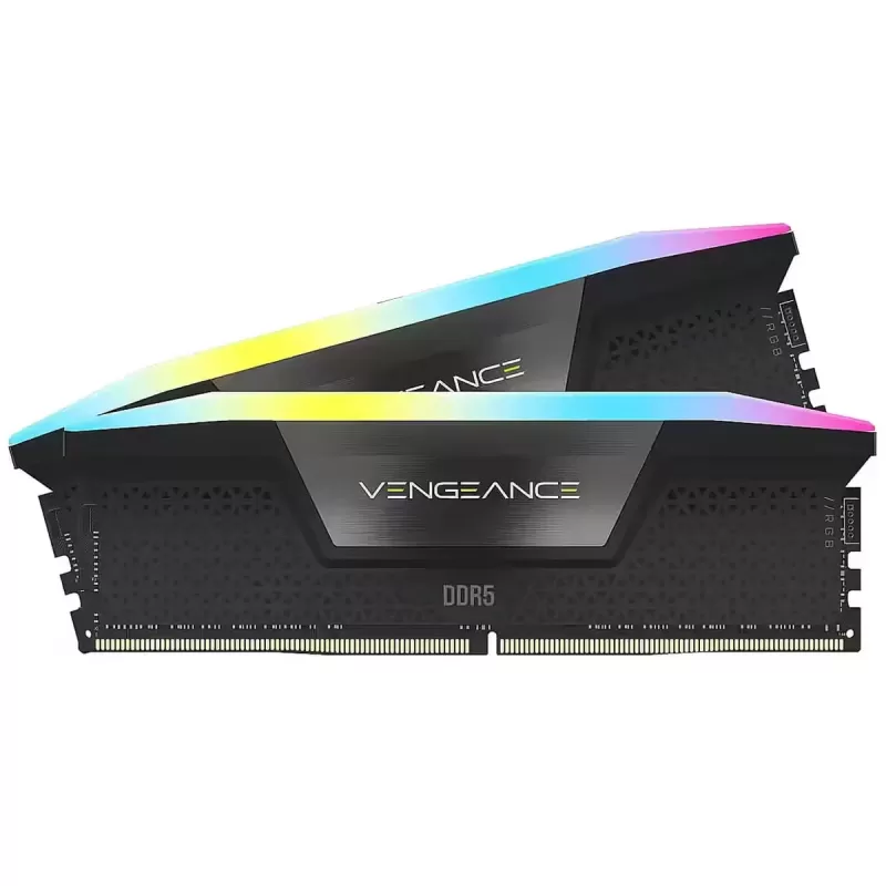 Оперативная память DRAM Corsair VENGEANCE RGB CMH48GX5M2B7000C40 KIT 48GB (2x24GB) DDR5 DIMM 7000MHz CL40 Цвет:чёрный Оперативная память DRAM Corsair VENGEANCE RGB CMH48GX5M2B7000C40 KIT 48GB (2x24GB) DDR5 DIMM 7000MHz CL40 Цвет:чёрный