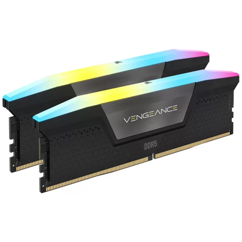 Оперативная память DRAM Corsair VENGEANCE RGB CMH48GX5M2B7000C40 KIT 48GB (2x24GB) DDR5 DIMM 7000MHz CL40 Цвет:чёрный Оперативная память DRAM Corsair VENGEANCE RGB CMH48GX5M2B7000C40 KIT 48GB (2x24GB) DDR5 DIMM 7000MHz CL40 Цвет:чёрный