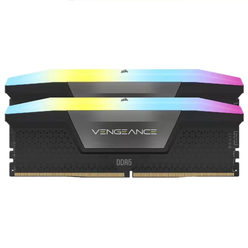 Оперативная память DRAM Corsair VENGEANCE RGB CMH48GX5M2B7000C40 KIT 48GB (2x24GB) DDR5 DIMM 7000MHz CL40 Цвет:чёрный Оперативная память DRAM Corsair VENGEANCE RGB CMH48GX5M2B7000C40 KIT 48GB (2x24GB) DDR5 DIMM 7000MHz CL40 Цвет:чёрный