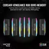 זיכרון לנייח DRAM Corsair Vengeance RGB CMH96GX5M2B5600C40 KIT 96GB (2X48GB) DDR5 DIMM 5600MHz CL40 צבע שחור