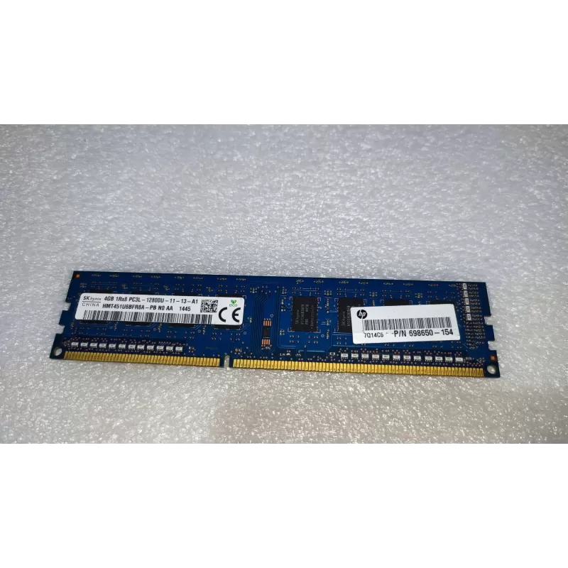 Desktop Memory DRAM Sk Hynix HMT451U6BFR8A-PB N0 AA 445 4GB DDR3L DIMM 1600MHz OEM, no package Color:blue Condition:Used