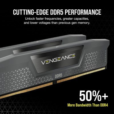 זיכרון לנייח DRAM Corsair Vengeance CMK64GX5M2B6000Z30 KIT 64GB (2X32GB) DDR5 זיכרון לנייח DRAM Corsair Vengeance CMK64GX5M2B6000Z30 KIT 64GB (2X32GB) DDR5