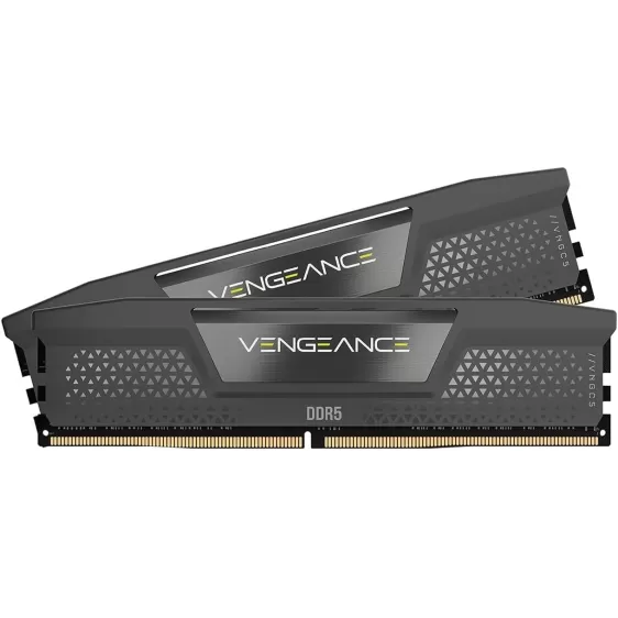 זיכרון לנייח DRAM Corsair Vengeance CMK64GX5M2B6000Z30 KIT 64GB (2X32GB) DDR5 DIMM 6000MHz C30 צבע שחור