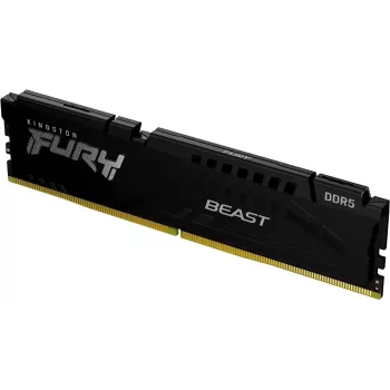 זיכרון לנייח DRAM Kingston Fury Beast KF560C30BB-16 16GB DDR5 6000MHz CL30 צבע שחור