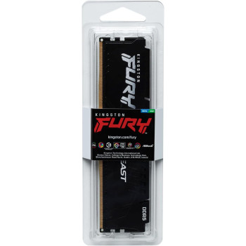 זיכרון לנייח DRAM Kingston Fury Beast KF560C30BB-16 16GB DDR5 6000MHz CL30 צבע