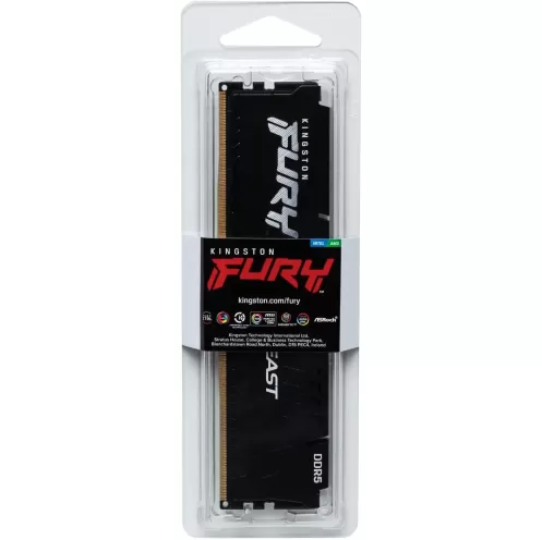 Desktop Memory DRAM Kingston Fury Beast KF560C30BB-16 16GB DDR5 DIMM 6000MHz CL30 Color:black