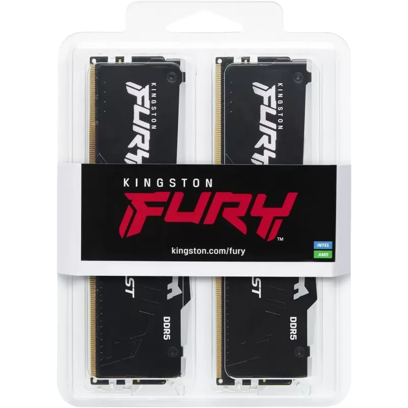 Desktop Memory DRAM Kingston Fury Beast RGB black KF560C30BBAK2-64 KIT 64GB (2X32GB) DDR5 6000MHz CL30 Desktop Memory DRAM Kingston Fury Beast RGB black KF560C30BBAK2-64 KIT 64GB (2X32GB) DDR5 6000MHz CL30