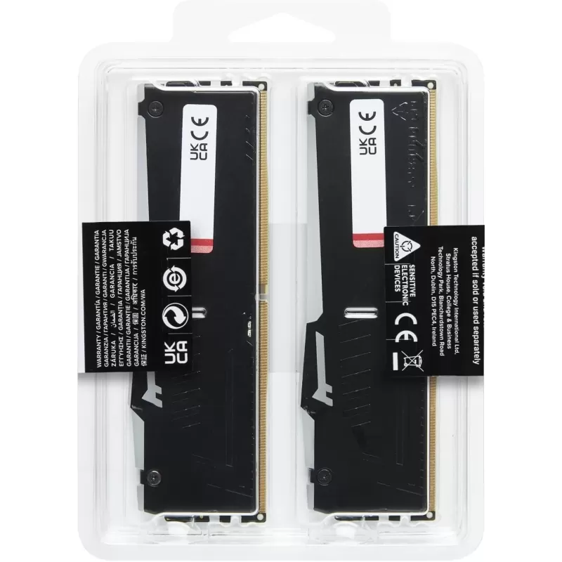 Desktop Memory DRAM Kingston Fury Beast RGB black KF560C30BBAK2-64 KIT 64GB (2X32GB) DDR5 6000MHz CL30 Desktop Memory DRAM Kingston Fury Beast RGB black KF560C30BBAK2-64 KIT 64GB (2X32GB) DDR5 6000MHz CL30