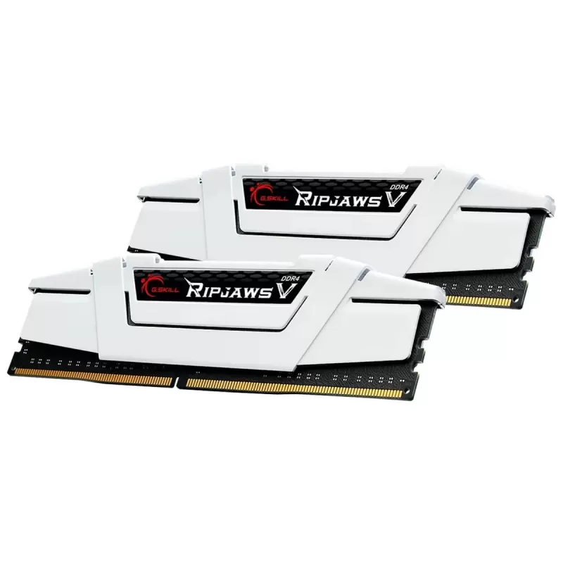 Desktop Memory DRAM G.Skill Ripjaws V F4-3600C18D-32GVW KIT 32GB (2x16GB) DDR4 DIMM 3600MHz CL18 XMP 2.0 1.35V Color:white
