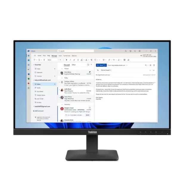 Computer Monitor Lenovo ThinkVision S24-4e 64B5KAT1IS 23.8" 100Hz FHD IPS Color:black