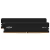 Desktop Memory DRAM Crucial Pro CP2K48G56C46U5 KIT 96GB (2x48GB) DDR5 DIMM 5600MHz CL46 Intel XMP 3.0 and AMD EXPO 1.1V Color:black