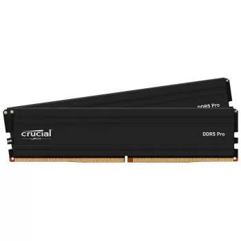 זיכרון לנייח DRAM Crucial Pro CP2K48G56C46U5 KIT 96GB (2x48GB) DDR5 DIMM 5600MHz CL46 Intel XMP 3.0 and AMD EXPO 1.1V צבע שחור זיכרון לנייח DRAM Crucial Pro CP2K48G56C46U5 KIT 96GB (2x48GB) DDR5 DIMM 5600MHz CL46 Intel XMP 3.0 and AMD EXPO 1.1V צבע שחור
