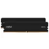 Desktop Memory DRAM Crucial Pro CP2K48G56C46U5 KIT 96GB (2x48GB) DDR5 DIMM 5600MHz CL46 Intel XMP 3.0 and AMD EXPO 1.1V Color:black