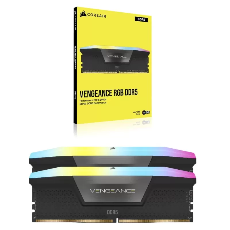 Memory Corsair Vengeance RGB black CMH16GX5M1B5600C40 16GB DDR5 5600MHz 1.25V