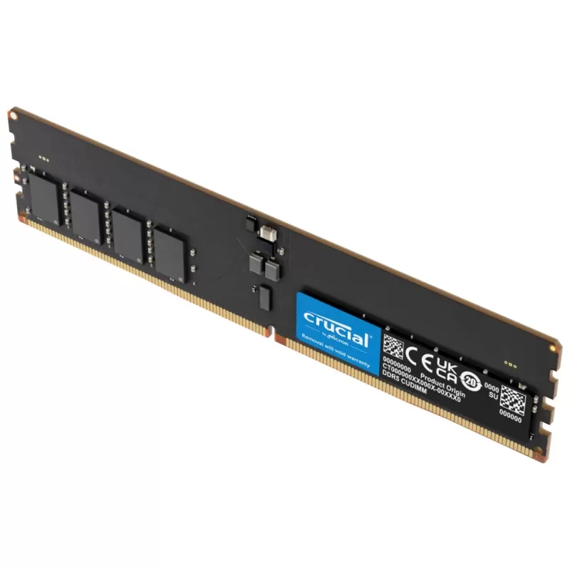 זיכרון לנייח DRAM Crucial DDR5 64GB 6400 CUDIMM CL52 CT64G64C52CU5 64GB DDR5 DIMM 6400MHz