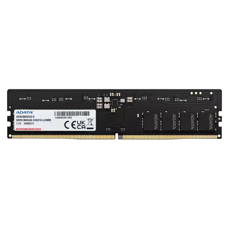 Оперативная память DRAM Adata Premier DDR5 U-DIMM 32GB 5600MHz AD5U560032G-S 32GB DDR5 5600MHz Цвет:чёрный Оперативная память DRAM Adata Premier DDR5 U-DIMM 32GB 5600MHz AD5U560032G-S 32GB DDR5 5600MHz Цвет:чёрный