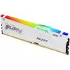 זיכרון לנייח DRAM Kingston FURY Beast RGB DDR5 64GB (2x32GB) 6000MHz CL36 לבן KF560C36BWEAK2-64 64GB DDR5 6000MHz