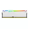 זיכרון לנייח DRAM Kingston FURY Beast RGB DDR5 64GB (2x32GB) 6000MHz CL36 לבן KF560C36BWEAK2-64 64GB DDR5 6000MHz