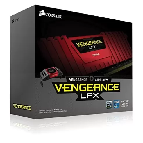 Desktop Memory DRAM Corsair Vengeance LPX CMK16GX4M2E4000C19R KIT 16GB (2X8GB) DDR4 DIMM 4000MHz 1.35V Color:red