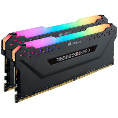 Оперативная память DRAM Corsair VENGEANCE RGB PRO CMW16GX4M2C3200C16 KIT 16GB Оперативная память DRAM Corsair VENGEANCE RGB PRO CMW16GX4M2C3200C16 KIT 16GB