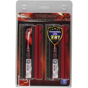 Desktop Memory DRAM G.Skill TridentX F3-2400C10D-16GTX KIT 16GB (2X8GB) DDR3 2400MHz 10-12-12-31 OEM, no package
