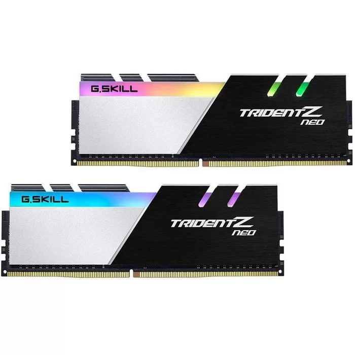 Desktop Memory DRAM G.Skill Trident Z Neo F4-3600C18D-32GTZN KIT 32GB (2x16GB) DDR4 DIMM 3600MHz 18-22-22-42 1.35V OEM, no package Color:black, silver Desktop Memory DRAM G.Skill Trident Z Neo F4-3600C18D-32GTZN KIT 32GB (2x16GB) DDR4 DIMM 3600MHz 18-22-22-42 1.35V OEM, no package Color:black, silver