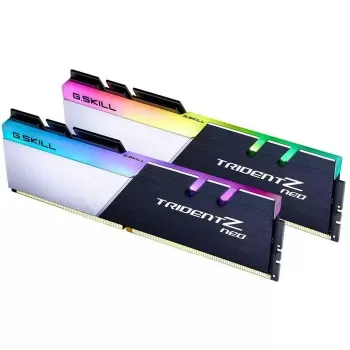 Desktop Memory DRAM G.Skill Trident Z Neo F4-3600C18D-32GTZN KIT 32GB (2x16GB) DDR4 3600MHz 18-22-22-42 1.35V OEM, no package Color:black, silver