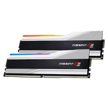 זיכרון לנייח DRAM G.Skill Trident Z5 RGB F5-6000J4040F16GX2-TZ5RS KIT 32GB (2x16GB) DDR5 6000MHz C40 OEM, ללא אריזה מקורית צבע לבן