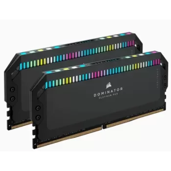 Desktop Memory DRAM Corsair DOMINATOR PLATINUM RGB CMT64GX5M2B5200C40 KIT 64GB (2X32GB) DDR5 DIMM 5200MHz C40 Color:black