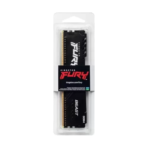 Оперативная память DRAM Kingston Fury Beast KF432C16BB/16 16GB DDR4 DIMM 3200MHz CL16 Цвет:чёрный Оперативная память DRAM Kingston Fury Beast KF432C16BB/16 16GB DDR4 DIMM 3200MHz CL16 Цвет:чёрный