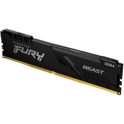 זיכרון לנייח DRAM Kingston Fury Beast KF432C16BB/16 16GB DDR4 3200MHz CL16 צבע