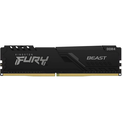 זיכרון לנייח DRAM Kingston Fury Beast KF432C16BB/16 16GB DDR4 3200MHz CL16 צבע זיכרון לנייח DRAM Kingston Fury Beast KF432C16BB/16 16GB DDR4 3200MHz CL16 צבע