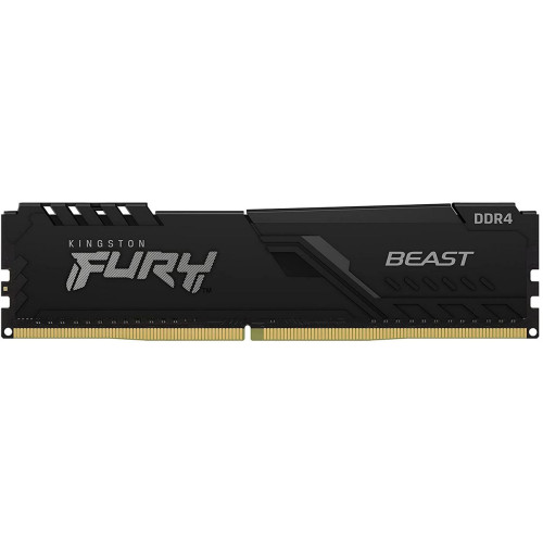 זיכרון לנייח DRAM Kingston Fury Beast KF432C16BB/16 16GB DDR4 3200MHz CL16 צבע